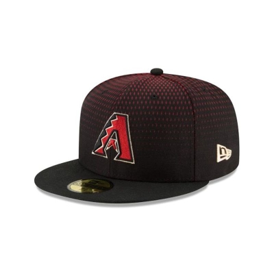 Black Arizona Diamondbacks Hat - New Era MLB Authentic Collection 59FIFTY Fitted Caps USA4056938